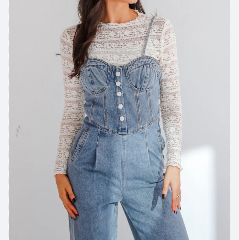 Denim jumpsuit